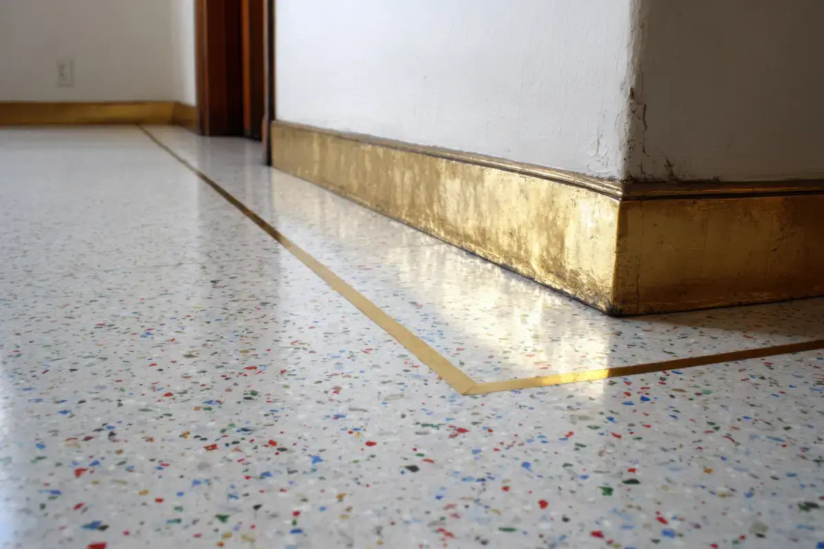 marble granules flooring